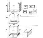 Kenmore 2729851280 plastic drawer assembly diagram