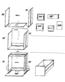 Plastic drawer assembly