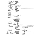 Kenmore 2729851280 hardware list diagram