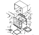 Kenmore 5658708610 cabinet parts diagram