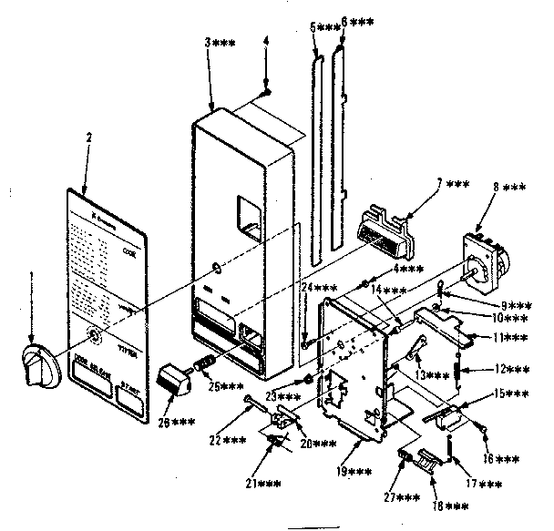 Control panel parts