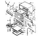 Kenmore 5668868510 cabinet parts diagram