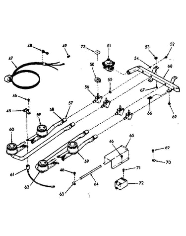 Burner section