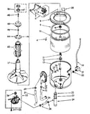 Tub and basket parts (suds only)