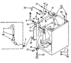 Kenmore 11082371320 cabinet parts diagram
