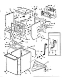 Cabinet parts, heater