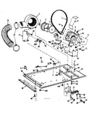 Dryer motor, blower, belt