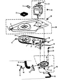 Washer drive system, pump