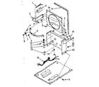 Kenmore 106853200 frame and control parts diagram