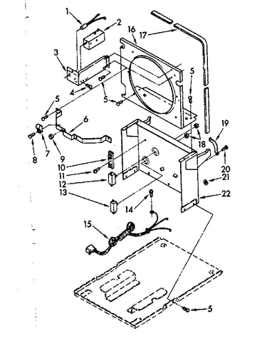 Frame and control parts