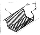 Kenmore 1068241512 shelf parts diagram