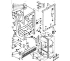 Kenmore 1068432442 cabinet parts diagram
