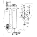 Kenmore 625340220 tank assembly, feeder valve assembly, nozzle & venturi diagram