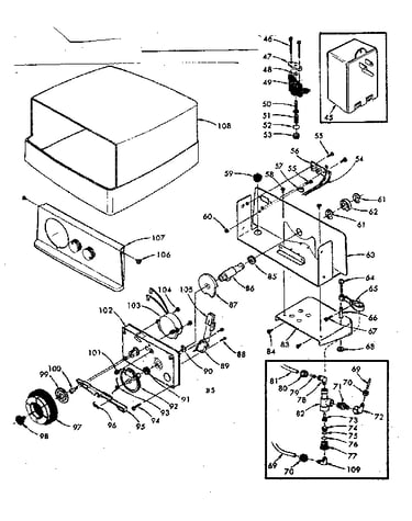 Timer assembly, face plate and safety shut-off