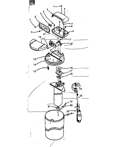 Major assemblies and connecting parts