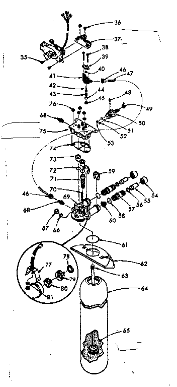 RESIN TANK, VALVING AND CONNECTING PARTS