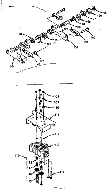Cam nest & valve cap assembly