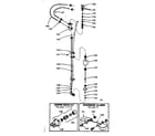 Kenmore 625340750 brine valve assembly and nozzle assembly diagram