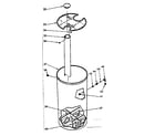 Kenmore 62534712 salt storage tank and associated parts diagram