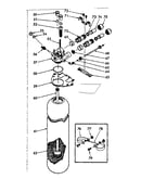 Resin tank, valve adaptor and associated parts