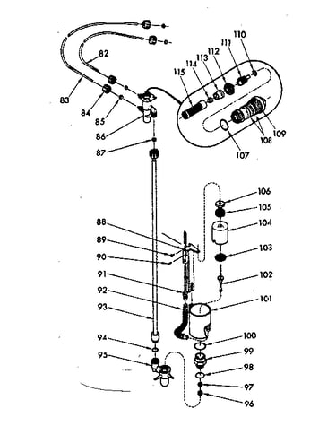Brine metering assembly and nozzle assembly