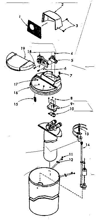 Major assemblies and connecting parts