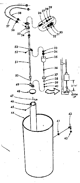 Salt storage tank and salt saver brine valve