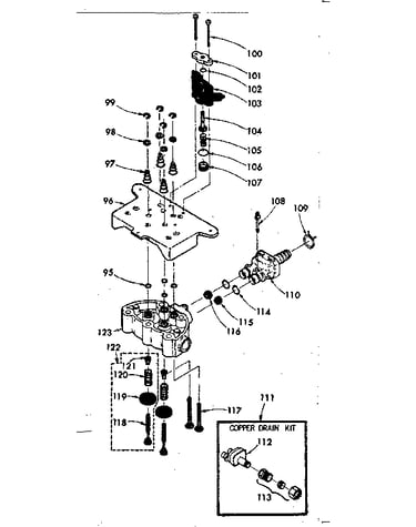 Valve cap, safety valve and flow washer housing
