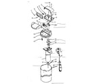 Kenmore 625348702 major assemblies and connecting parts diagram