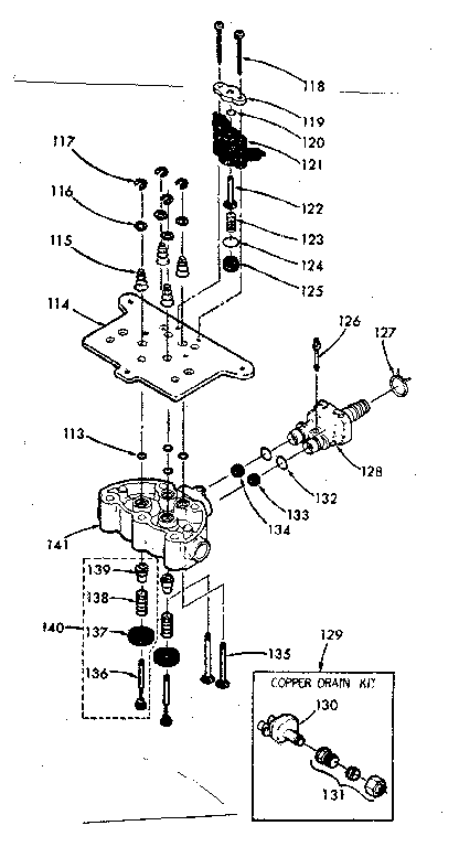 VALVE CAP, SAFETY VALVE AND FLOW WASHER HOUSING