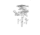 Craftsman 90023191 table and frame diagram