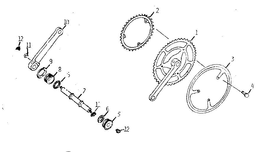 Chain wheel assembly