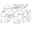 Kenmore 2729639180 cabinet diagram