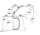 Sears 308771520 frame assembly diagram