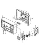 Cabinet exploded view