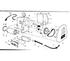 PEC EC-1000-B electrical drive, control and cover removal diagram