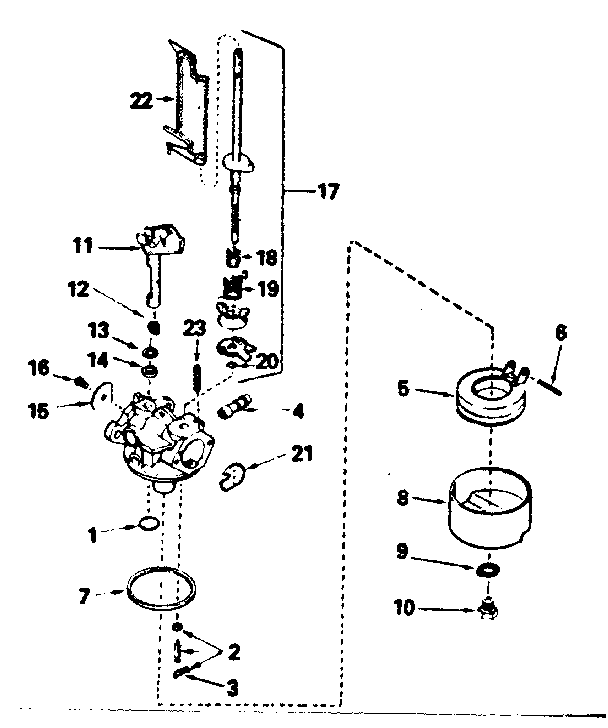 Carburetor no. 632342