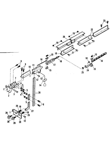 Rail assembly parts list