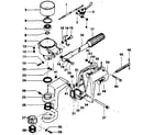 Craftsman 298585170 handle & bracket diagram