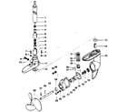 Tanaka TOB-175 drive shaft pipe & gear case diagram