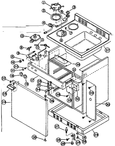 Cabinet and gas unit