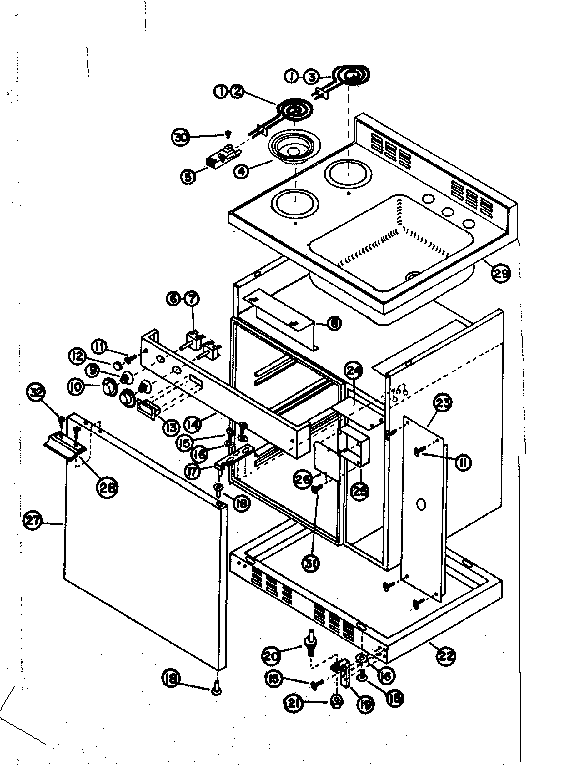 CABINET AND ELECTRICAL SYSTEM