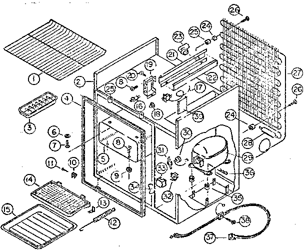 REFRIGERATION SYSTEM AND CABINET