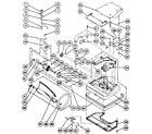 Kenmore 1753192280 nozzle and motor assembly diagram