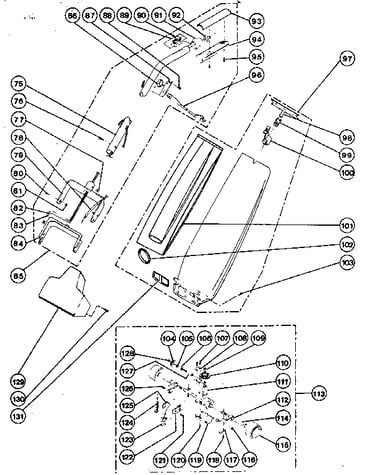 Handle and bag housing