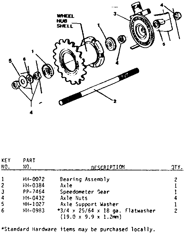 FRONT HUB ASSEMBLY