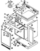 Cabinet and gas