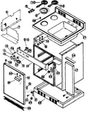 Cabinet and electrical system parts