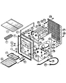 Refrigeration system and cabinet parts