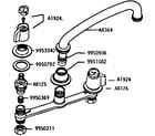 Kenmore 6127986423 230V 7183 faucet assembly diagram